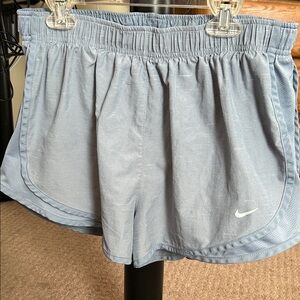 Nike Women's Light Blue Athletic Shorts